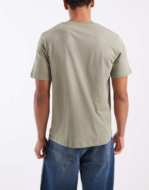 Jack & Jones - Set van 5 smalle T-shirts in neutrale tinten, 5 van 5