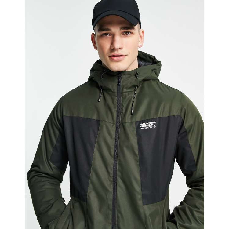 Polinizador máscara Popular Jack & Jones shell jacket in khaki | ASOS