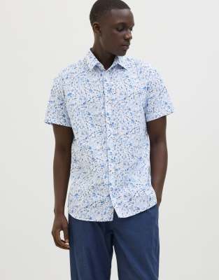 Jack & Jones Camicia Donna JXLARK - Modello Corto, Chiusura A Bottoni, Tessuto In Poliestere Riciclato