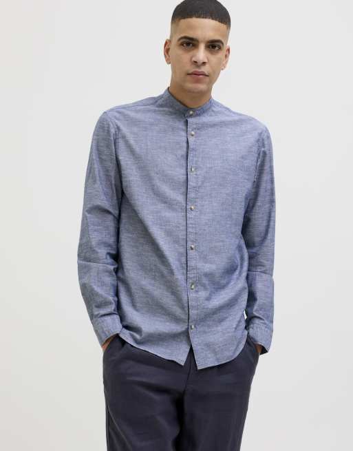 Jack & Jones Shirt in chambray blue