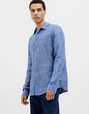 Jack & Jones Shirt in faded denim-Blue
