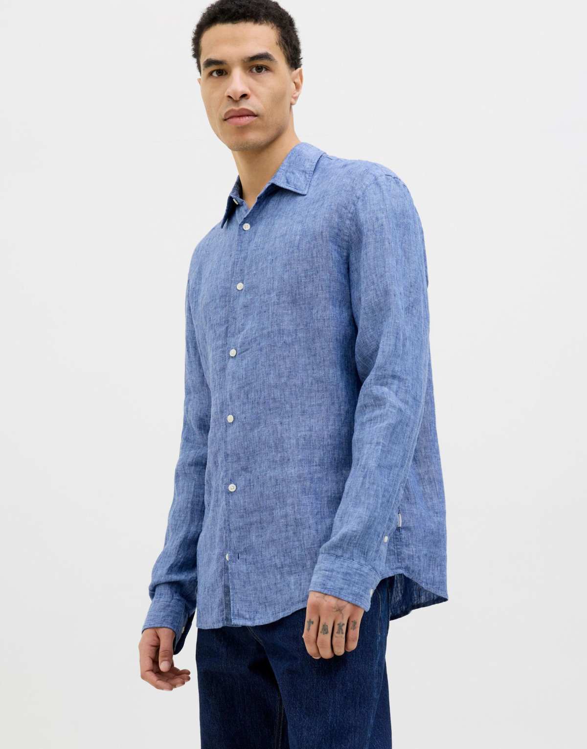 Jack & Jones Shirt in faded denim