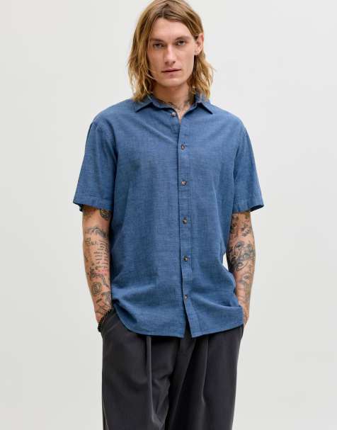 Jack & Jones Shirt in navy blazer