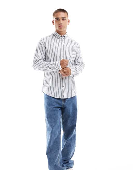 Jack & Jones shirt with blue stripes 