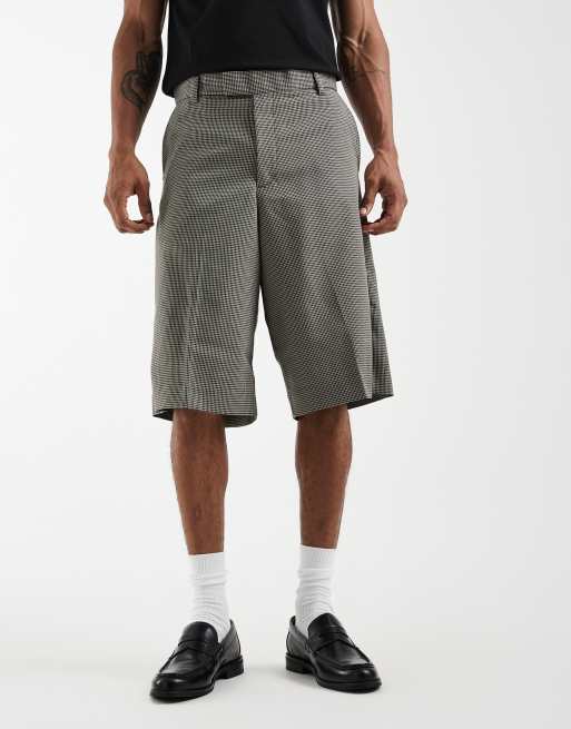 Jack & Jones - Short ajusté long à motif pied-de-poule, 2 de 5