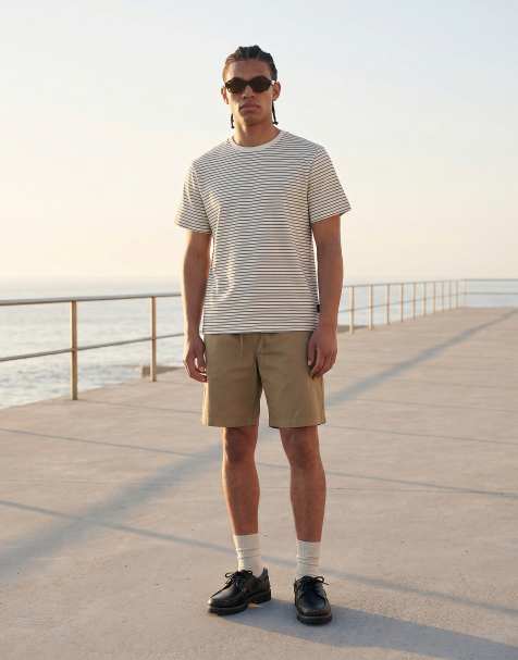 Jack & Jones - Short chino à cordon de serrage - Beige - view 1