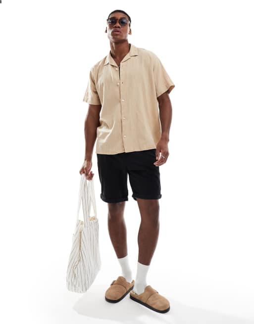 Jack & Jones - Short chino à ourlet retroussé - Noir , 5 de 5
