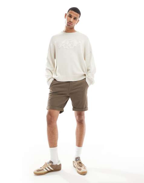 Jack & Jones - Short chino à revers - Marron - view 1