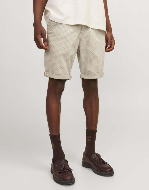Jack & Jones - Short chino - Fauve