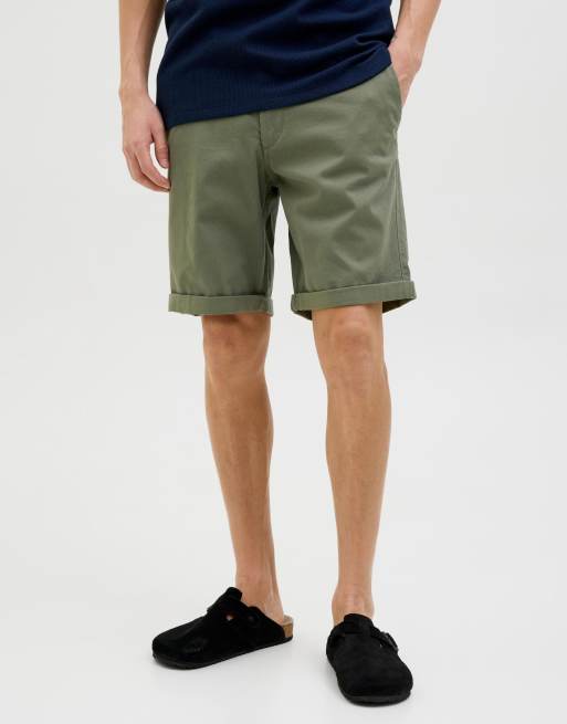 Jack & Jones - Short chino - Vert lichen foncé