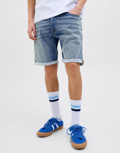 Jack & Jones - Short coupe classique - Bleu denim - view 1