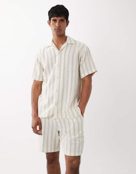 Ensemble Homme Ete 2 PièCe T-Shirts à Manches Courtes Tenue Coton Oversize Chic SurvêTement Short Tee Shirt Ensemble DéContracté De Sport Sportswear Grande Taille D'éTé Plage Jogging Ensemble