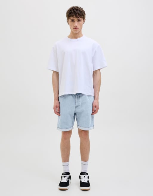 Jack & Jones - Short en jean - Bleu denim, 3 de 4