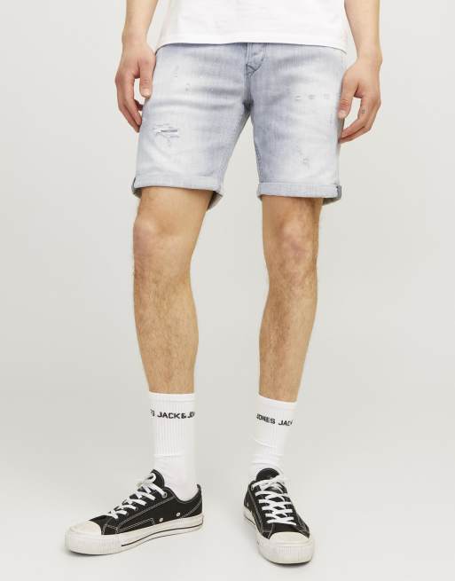 Jack & Jones - Short en jean - Gris