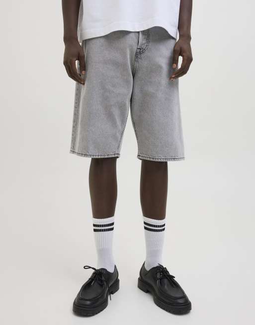 Jack & Jones - Short en jean - Gris