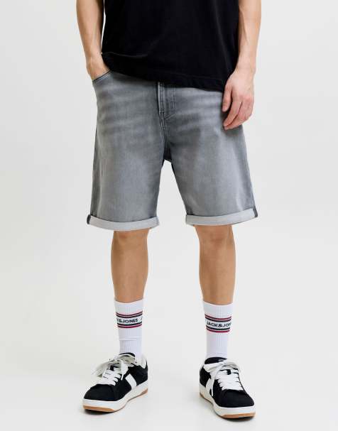 Jack & Jones - Short in grijs denim - view 1