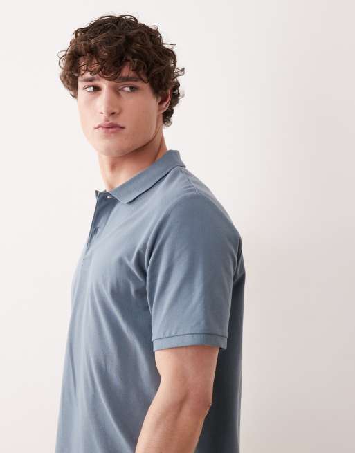 Jack & Jones short sleeve polo in blue, 2 of 5