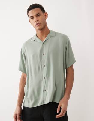 Jack & Jones Viscose Shirt In Multi