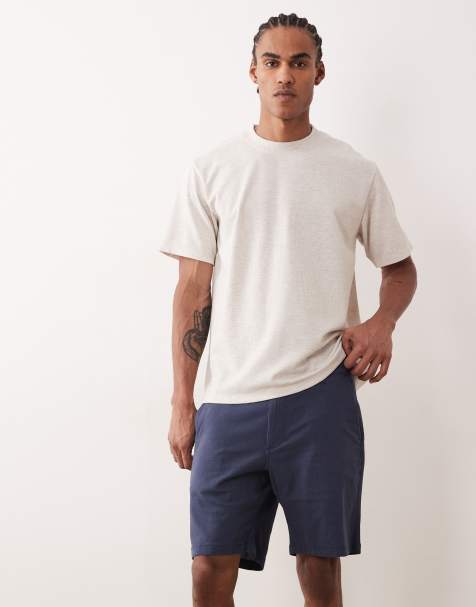 Jack & Jones – Shorts aus Leinenmix in Marineblau - view 1
