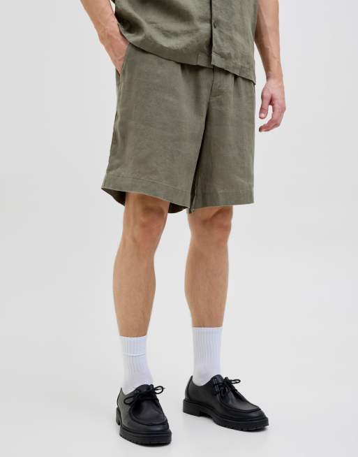 Jack & Jones – Shorts in Teeblatt-Grün