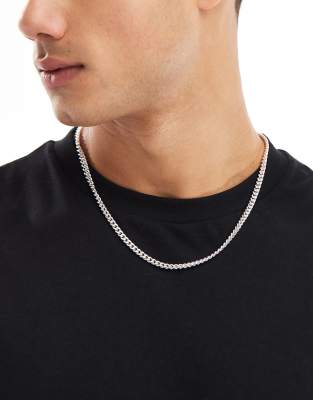 Jack & Jones silver plated chain