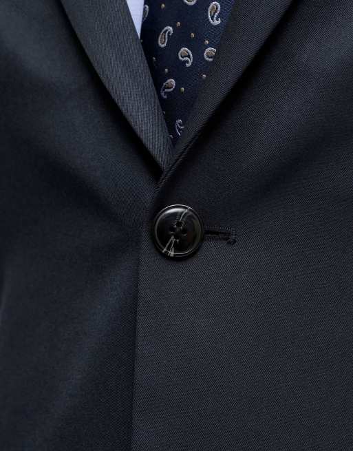 Jack & Jones Single breasted blazer and tailored trousers in dark navy, 5 of 7