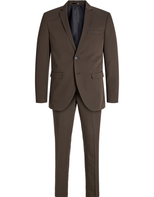 Jack & Jones Single breasted blazer and tailored trousers in delicioso, 7 of 7