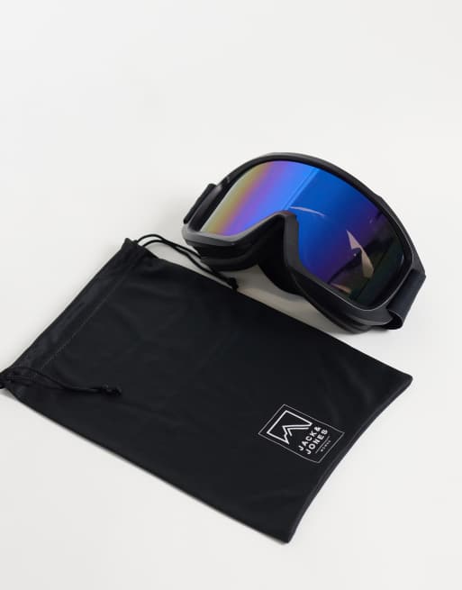 Jack & Jones Ski goggles with UV protection lens in black, 2 of 3