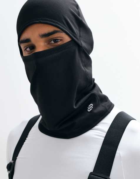 Jack & Jones Ski quick dry breathable balaclava in black - view 1