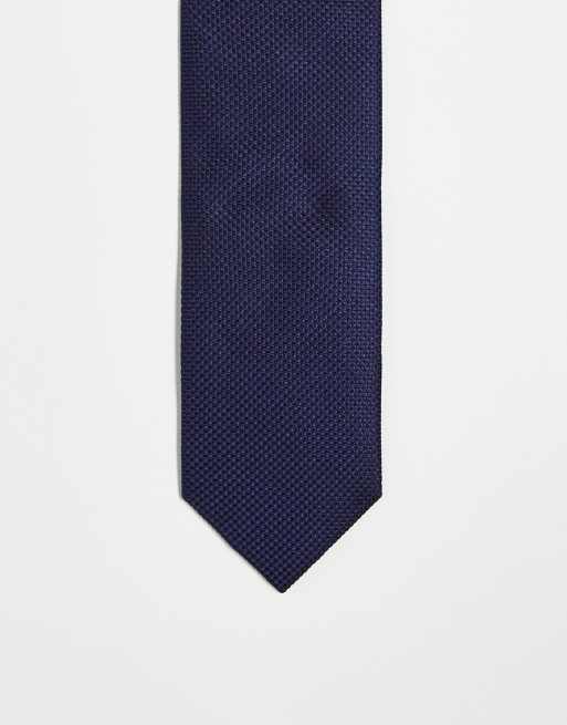 Jack & Jones - Skinny stropdas in marineblauw 