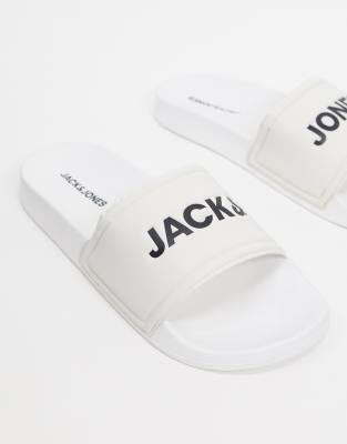 jack and jones sliders white