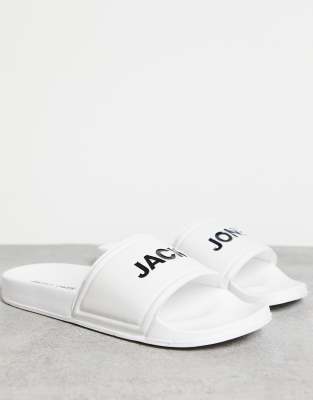 jack and jones sliders white