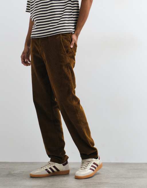 Jack & Jones slim cord trousers in tan brown, 3 of 5