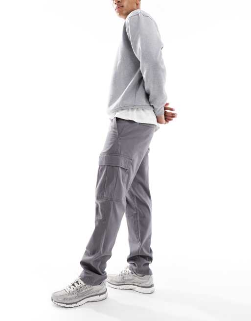 Jack & Jones – Slim Fit Cargohose in Grau, 3 von 5