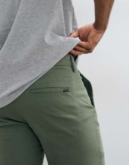Jack & Jones Slim-Fit-Chino in Khaki-Grün, 4 von 5