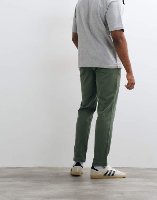 Jack & Jones slim fit chinos in khaki green, 3 of 5