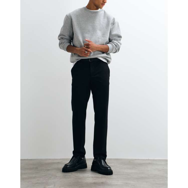 black dress pants white shoes Jack & Jones slim fit in Size 32