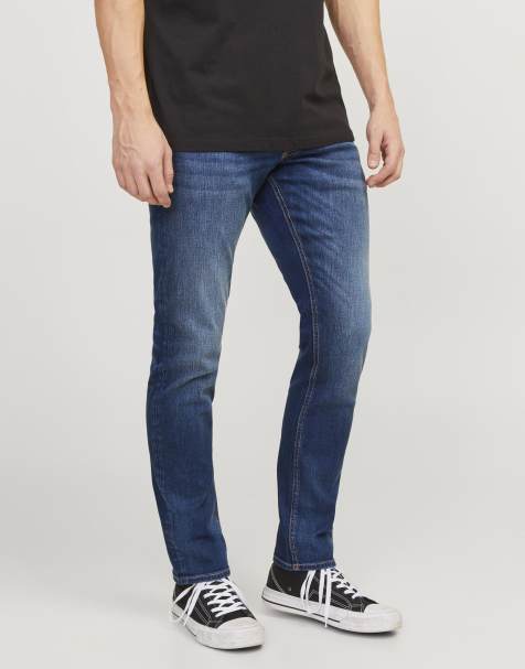 Jack & Jones - Slim-fit jeans in blauw denim - view 1