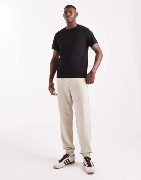 Jack & Jones slim fit jogger in beige - view 1
