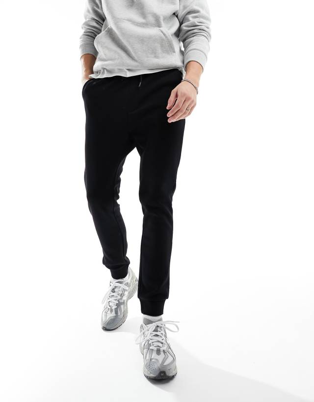 Jack & Jones - slim fit jogger in black