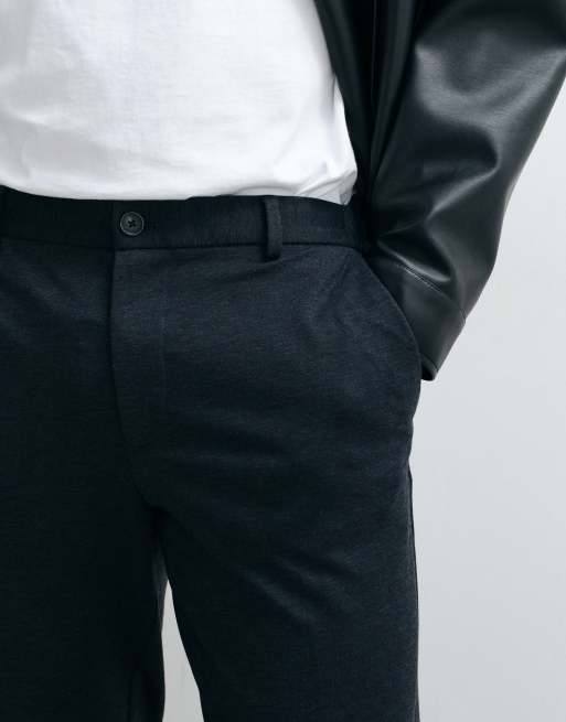 Jack & Jones slim-fit nette broek in navy, 3 van 5