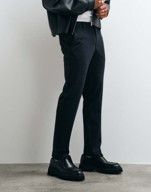 Jack & Jones slim-fit nette broek in navy, 4 van 5