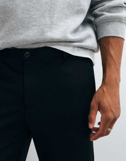 Jack & Jones slim-fit nette broek in zwart, 4 van 5