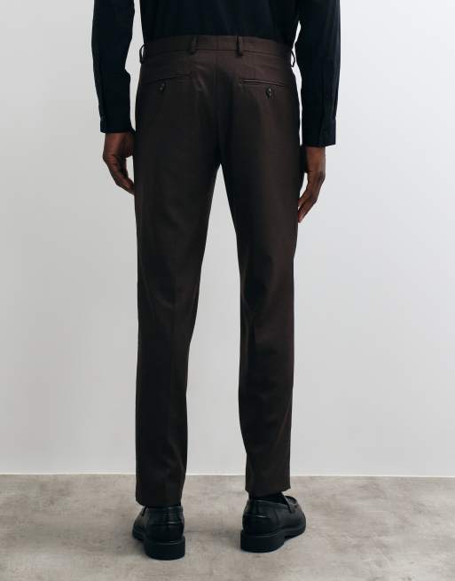 Jack & Jones slim-fit pantalon in donkerbruin, 5 van 5