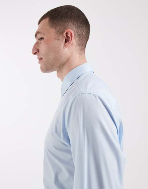 Jack & Jones slim fit smart shirt in blue, 4 of 5
