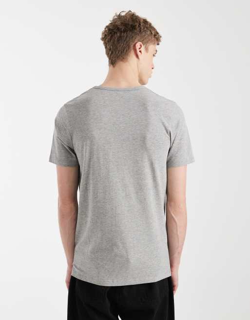 Jack & Jones - Slim-fit T-shirt met korte mouwen in grijs, 3 van 5