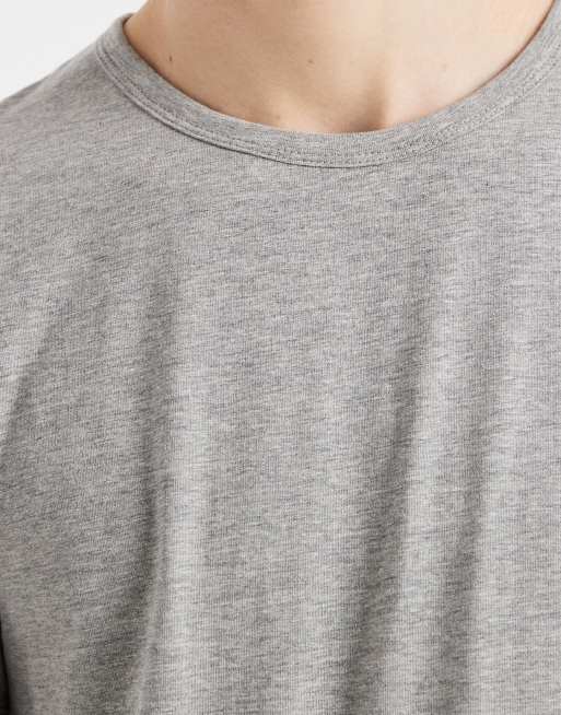 Jack & Jones - Slim-fit T-shirt met korte mouwen in grijs, 5 van 5