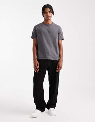 Jack & Jones Slim T-shirt In Gray