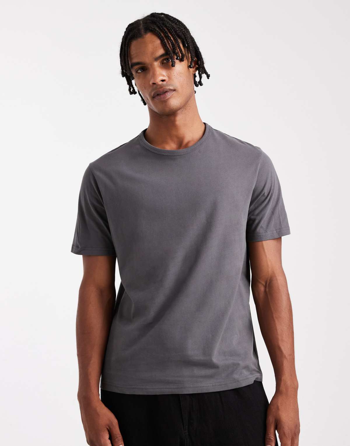 Jack & Jones slim t-shirt in grey
