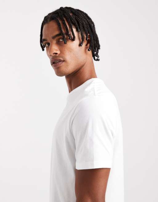 Jack & Jones slim t-shirt in white, 4 of 5